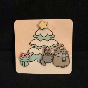 Pusheen holiday pin set NWT
